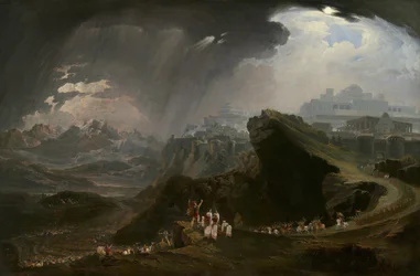 Joshua nakazuje Słońcu stać nieruchomo na Gibeonie, 1816